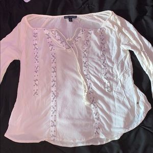 AMERICAN EAGLE Flowy Long Sleeve Top